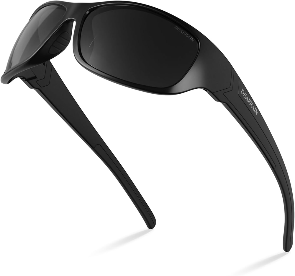 Polarized Sports Sunglasses for Men Women Driving Fishing Cycling Running UV Pro