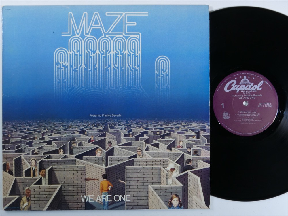 MAZE FT. FRANKIE BEVERLY We Are One CAPITOL LP VG+ i
