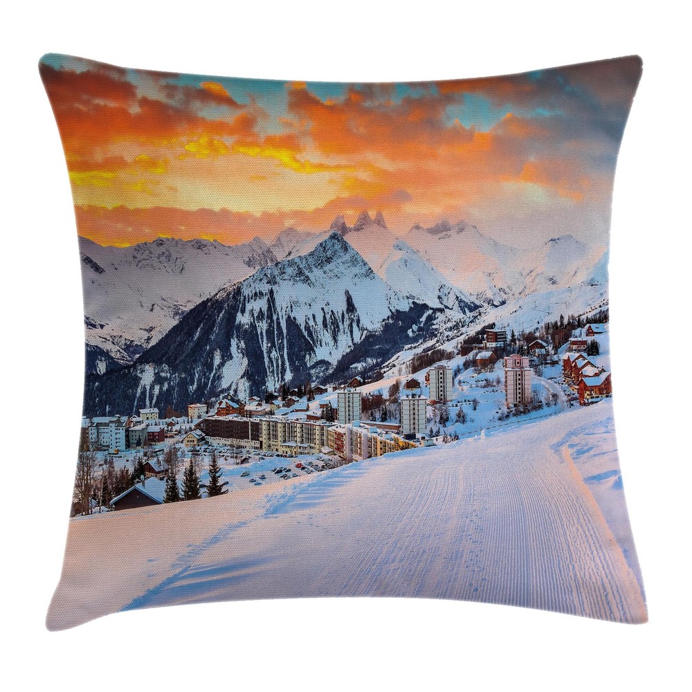 Stylish Alps Landscape Throw Pillow Cushion Covers for Home Decor in 8 Sizes