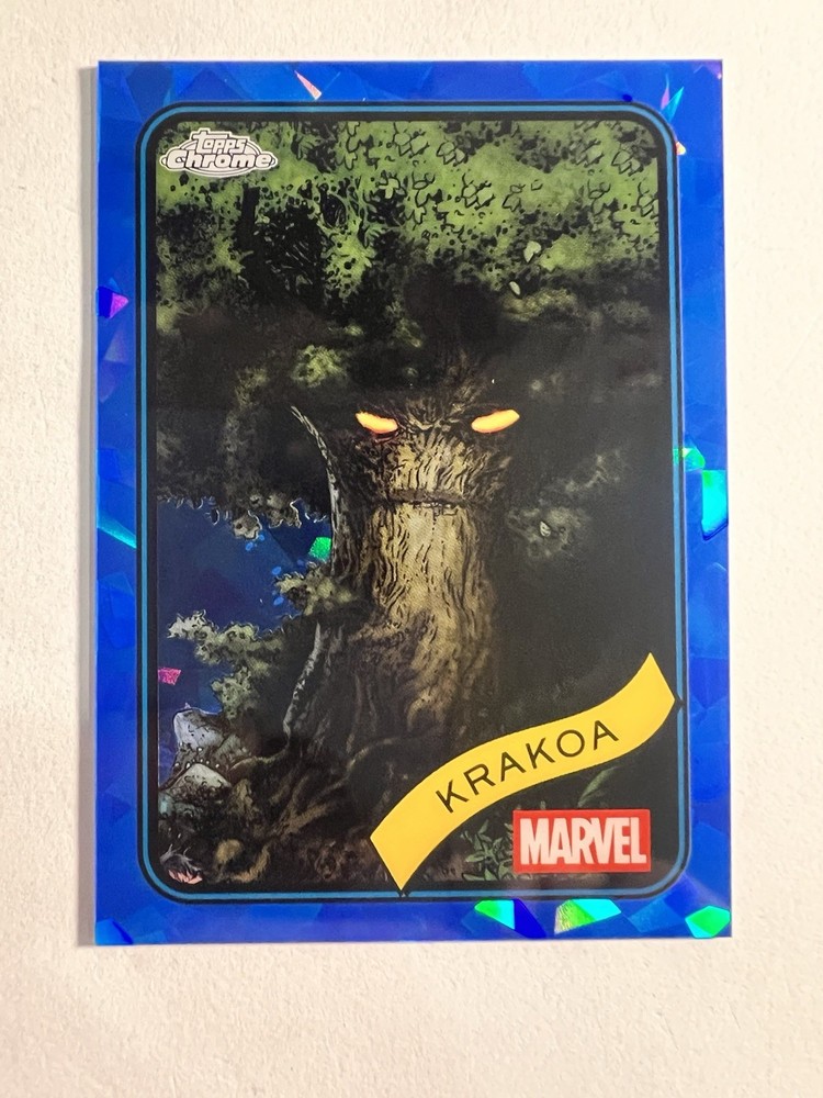 2025 Topps Chrome Marvel Sapphire Krakoa #180