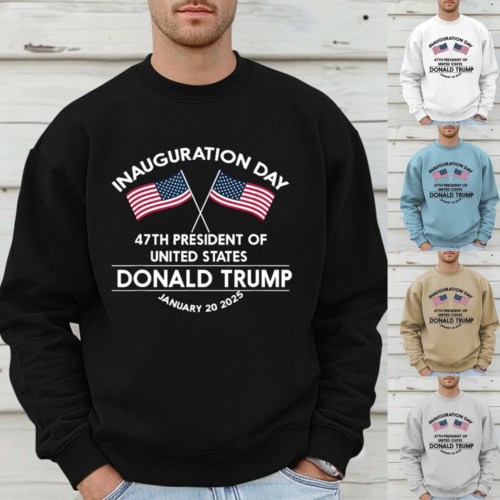 Support Your Leader! Trump 47th Prez Election Victory Long Sleeve Sweatshirt