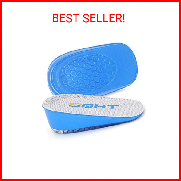 SQHT Heel Lift for Achilles Tendonitis, Heel Pain & Leg Length Discrepancy, Shoe-image