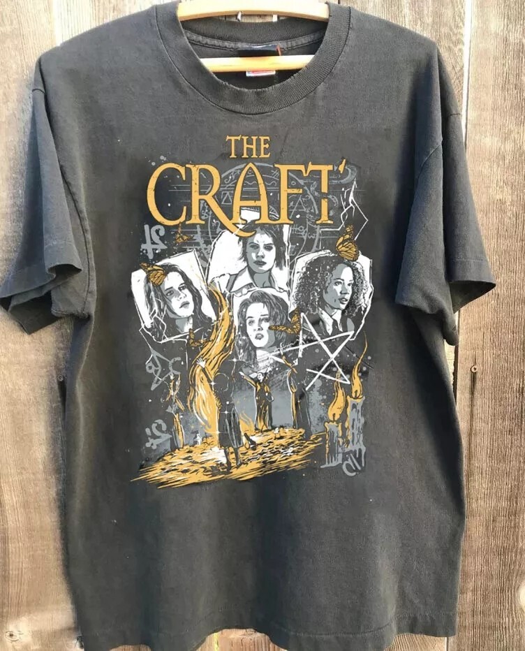 The Craft Movie Charcoal Short Sleeve Cotton T-shirt Reprint Unisex S-5XL