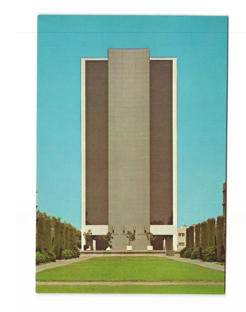 California Institute of Tech Pasadena CA VTG postcard Unp Memorial Library