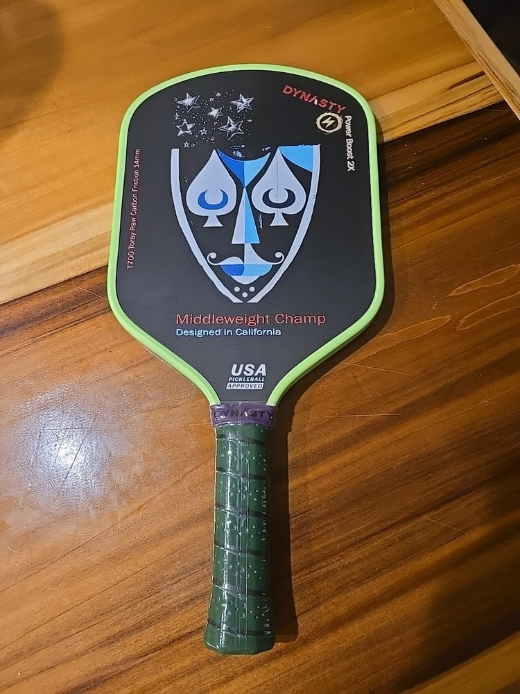Dynasty T700 Toray Raw Carbon 14mm Hulk Pickleball Paddle