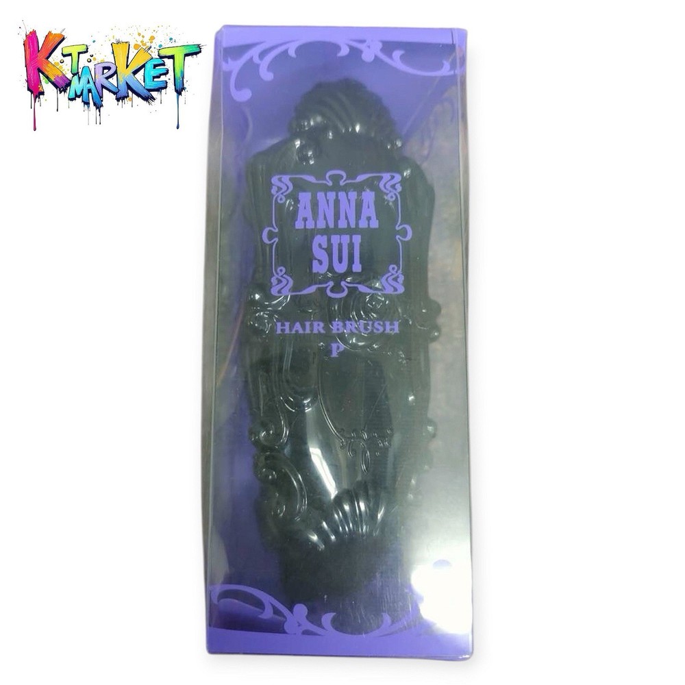 ANNA SUI AnnaSui Folding Hairbrush BLACK  BRAND NEW