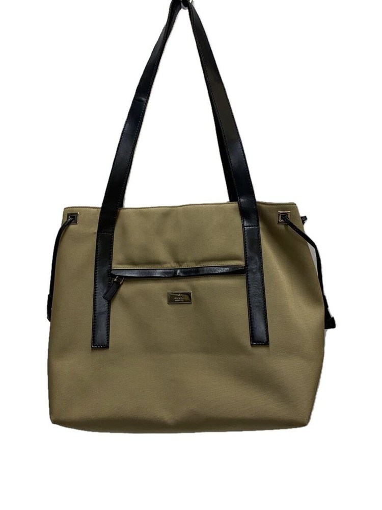 GUCCI Canvas Tote Bag KHK Plain Design 01904931669 Japan Import
