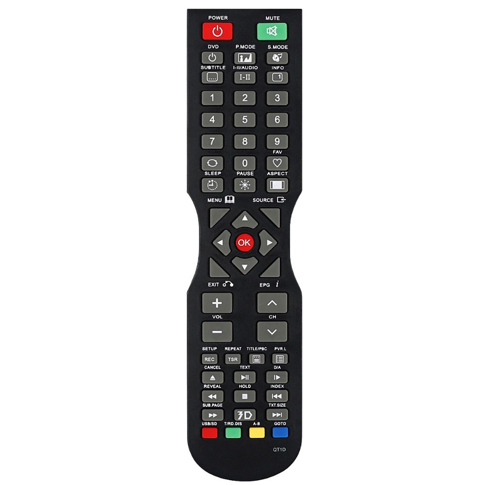 SONIQ TV Remote Control Replacement Kit for QT166 QT155 QT155S QT1D E24Z15B S55UV16A