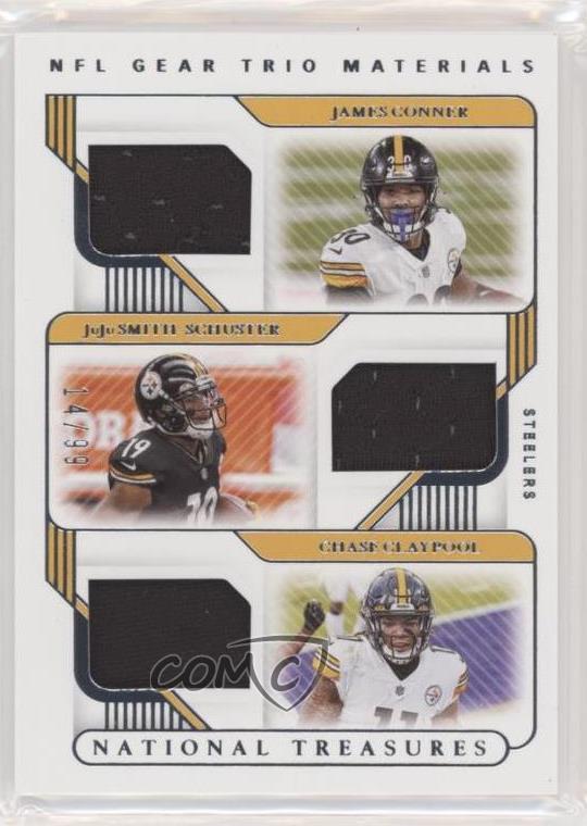 2020 Panini National Treasures /99 Chase Claypool James Conner #TM-PS Rookie RC
