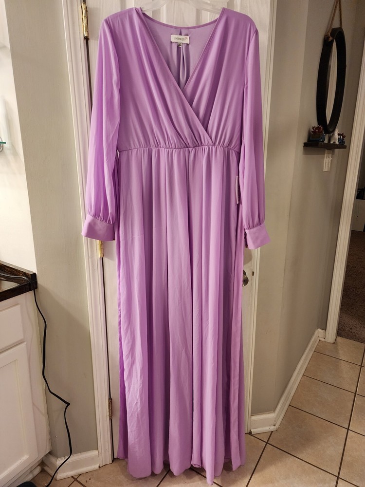 Faeriesty Lavender Formal Womens  Plus Size Dress Size 3X