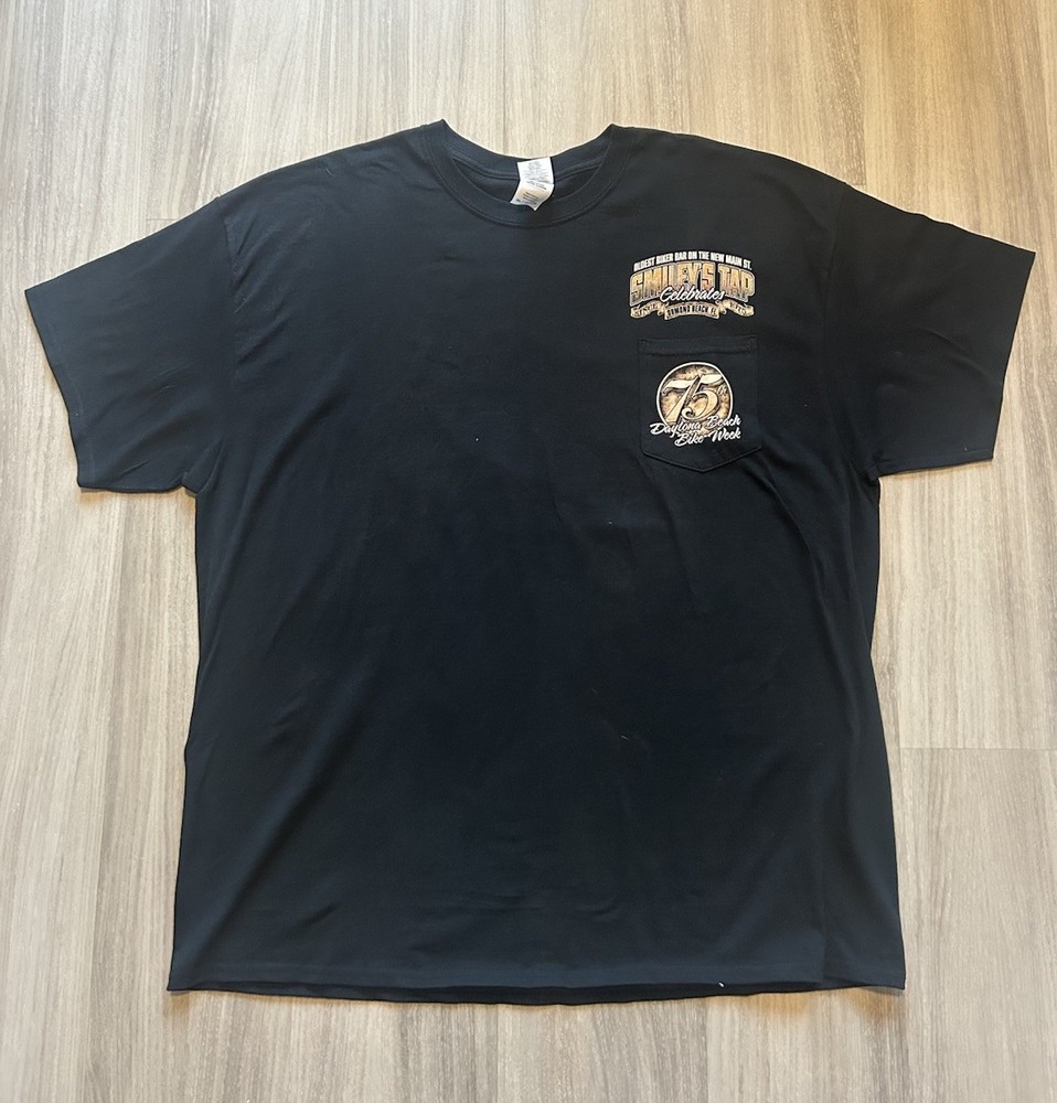 Daytona Beach Florida Bike Week 2016 Graphic T-Shirt Men’s Size 2XL