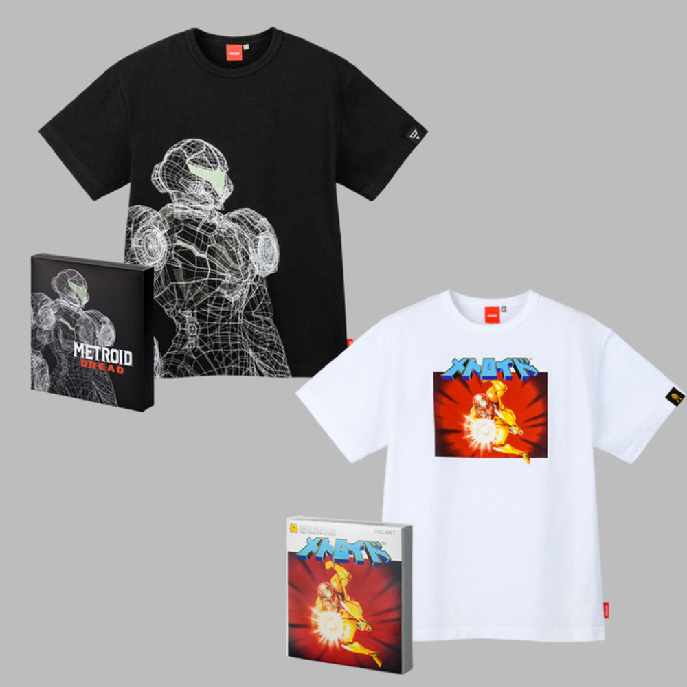 [Japan Limited] Nintendo Metroid Dread T-Shirt 2 Designs Glow in the Dark Tee