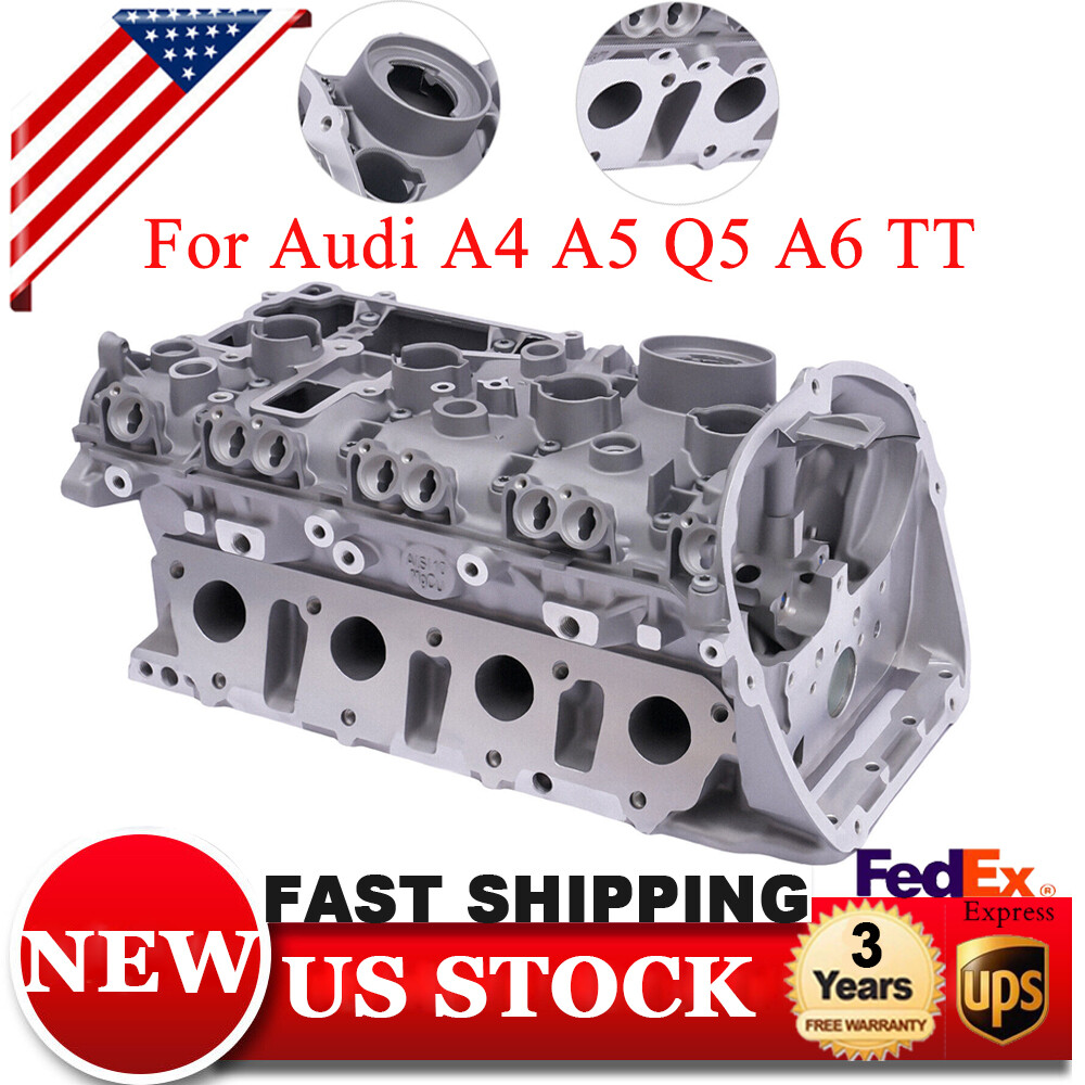 2.0T Engine Cylinder Head & Valves for Audi A4 A5 Q5 A6 TT 06H103064L CAEB CDNC