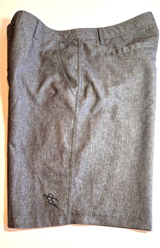 Da Hui Hybrid Collection Men's Casual Quick Dry Brownish Gray Shorts Size ~ 34