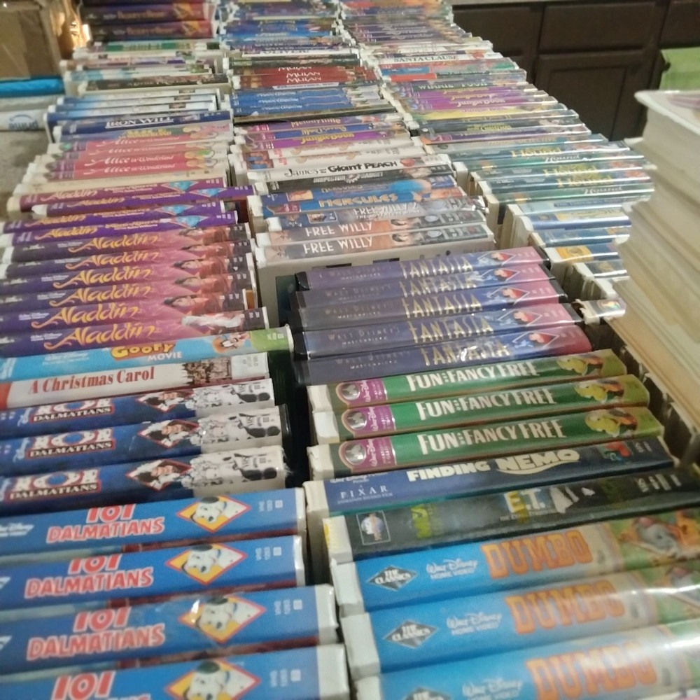 All Disney Movies Family Kids VHS LIST Pick 4