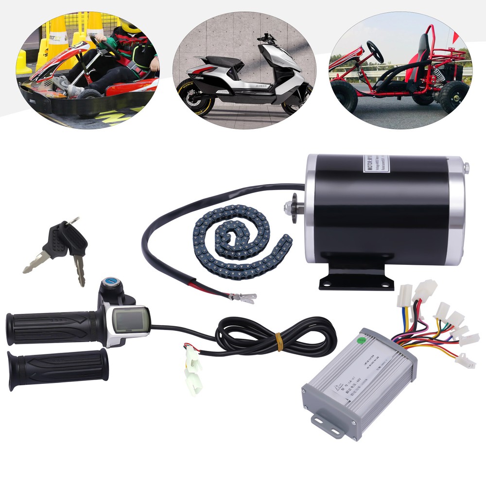 My1020 3000 Rpm New 48v 1000w Brush Electric Bicycle Conversion KitBrush Motor