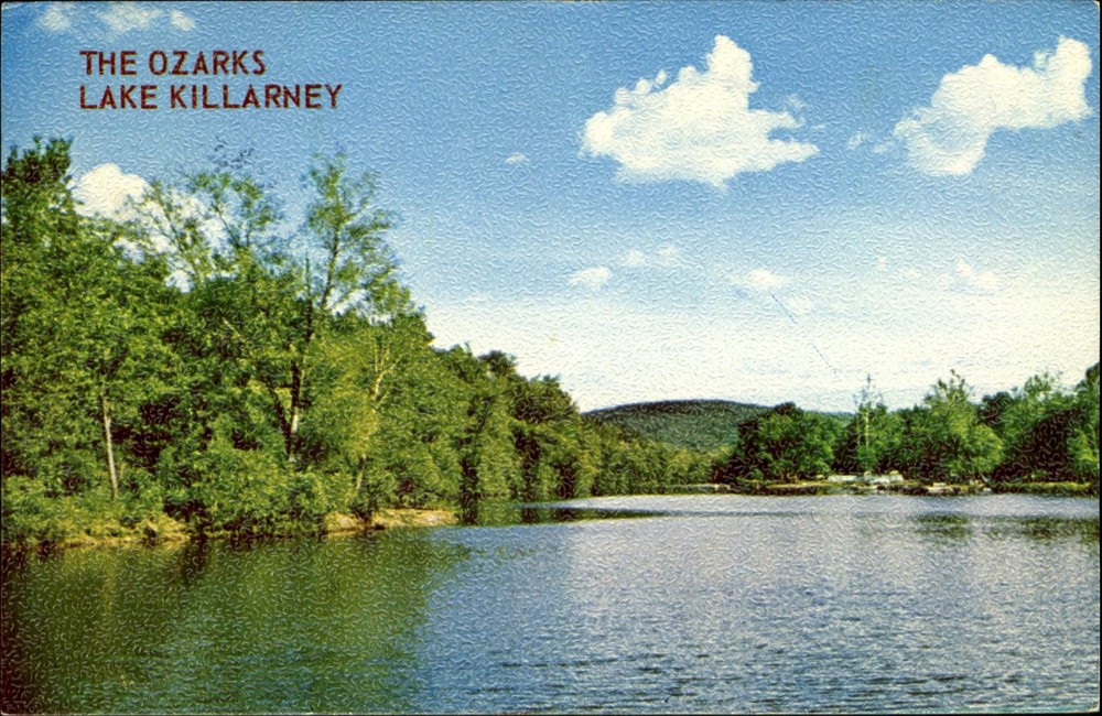 Lake Killarney in Ozarks ~ Arcadia Valley ~ Missouri MO 1970s