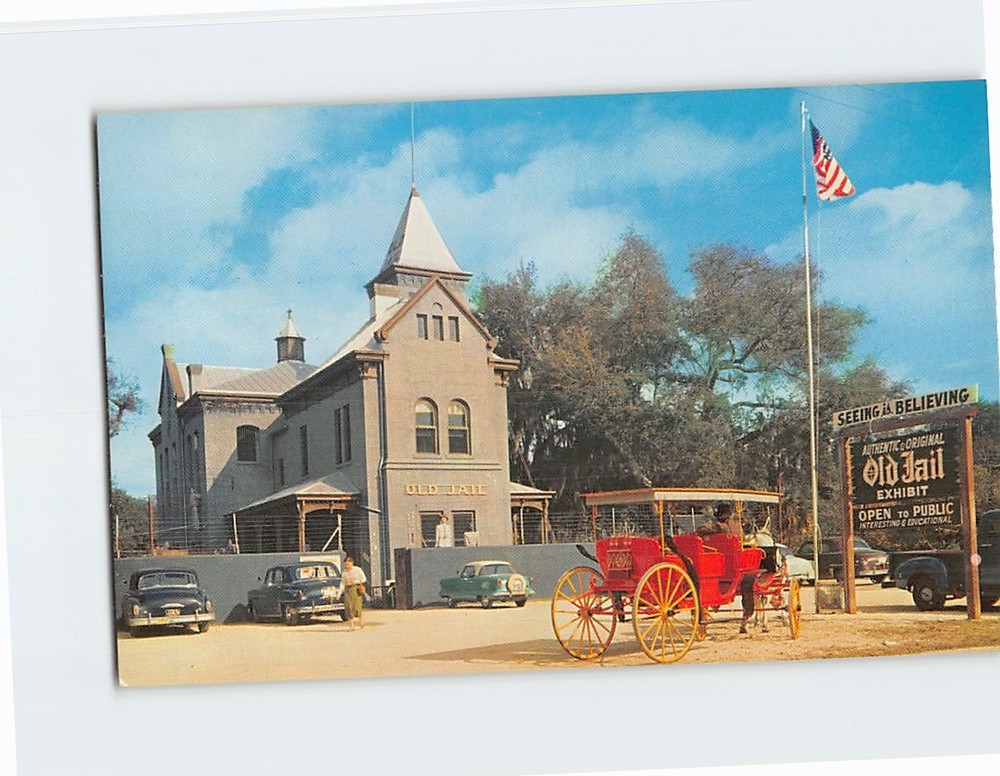 Postcard Old Jail St. Augustine Florida USA