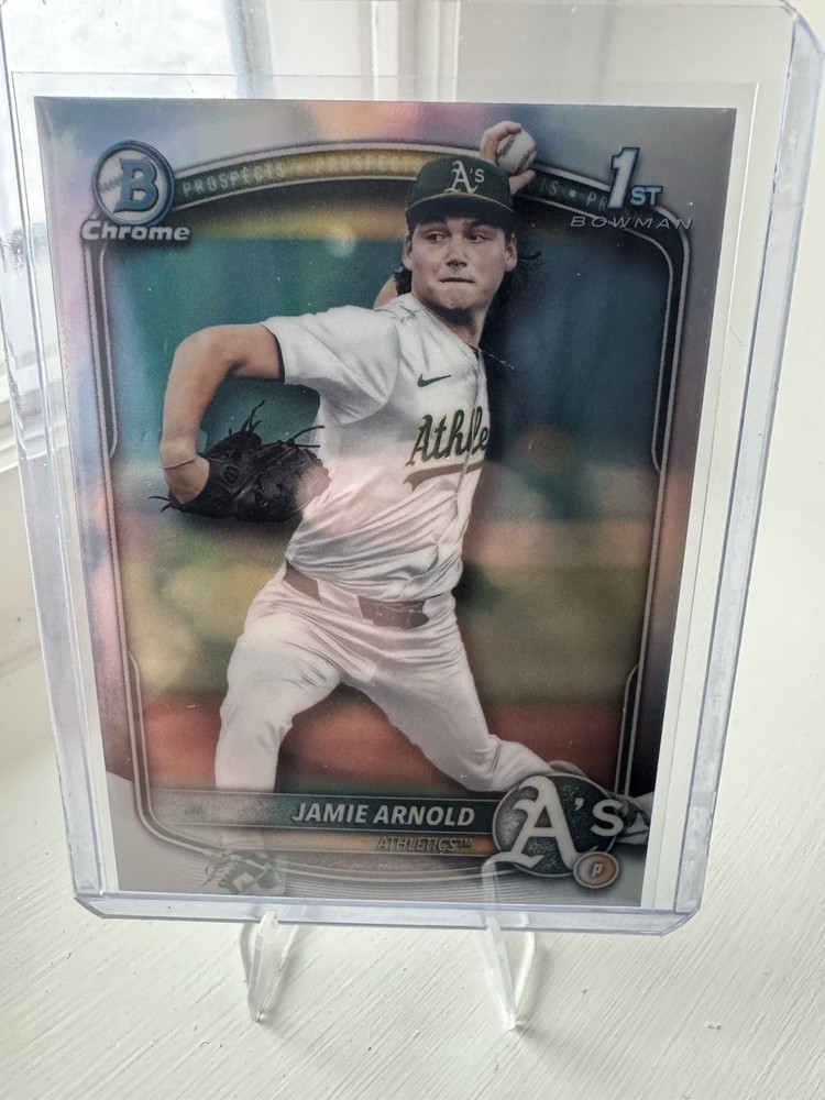 2025 Bowman Draft Chrome 1st Bowman Jamie Arnold #BDC-30 Athletics Refractor