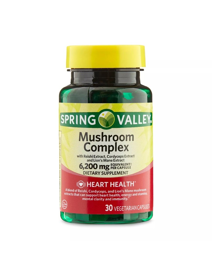 Spring Valley Mushroom Complex Dietary Supplement 30ct
