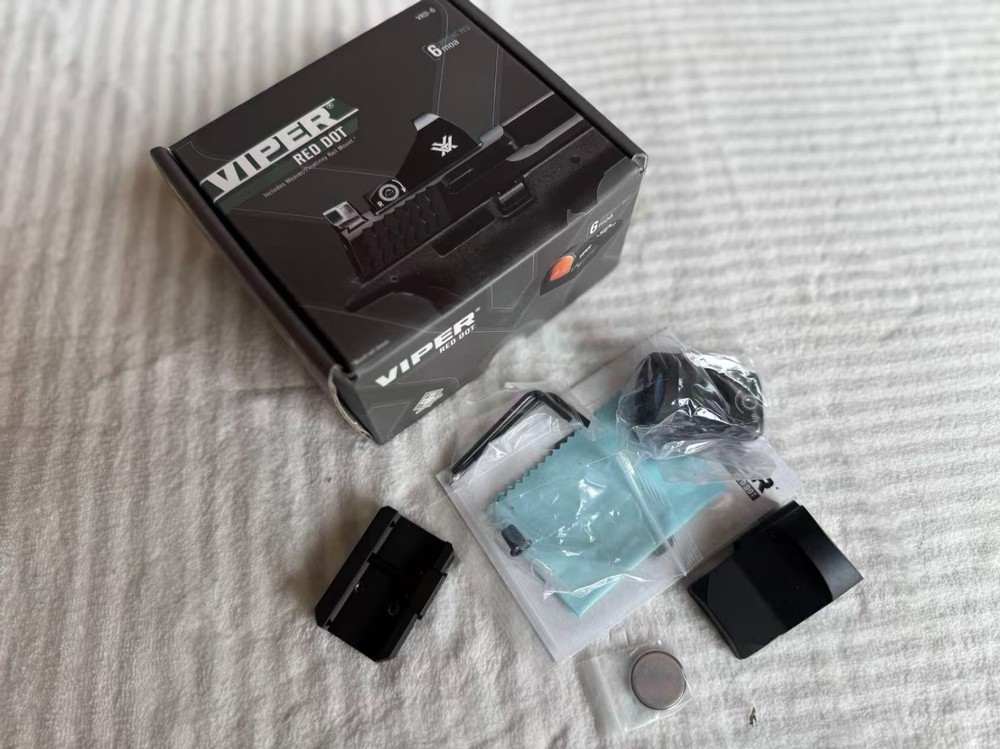 Vortex Viper 1x24mm Red Dot 6 MOA Micro Reflex Sight with Picatinny Mount VRD-6