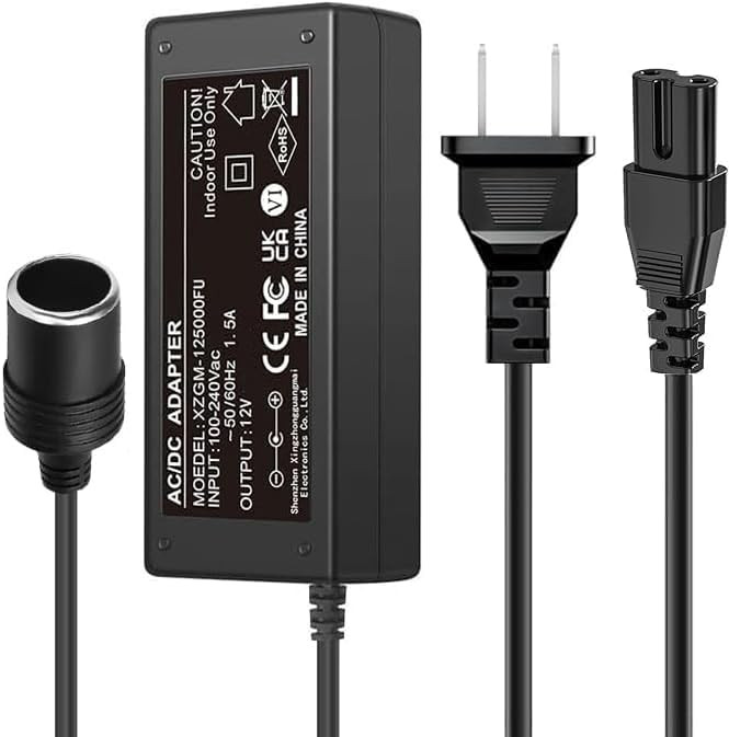 Power Supply Adapter for Igloo 12V AC Converter, for Iceless Kool Mate Cool C...