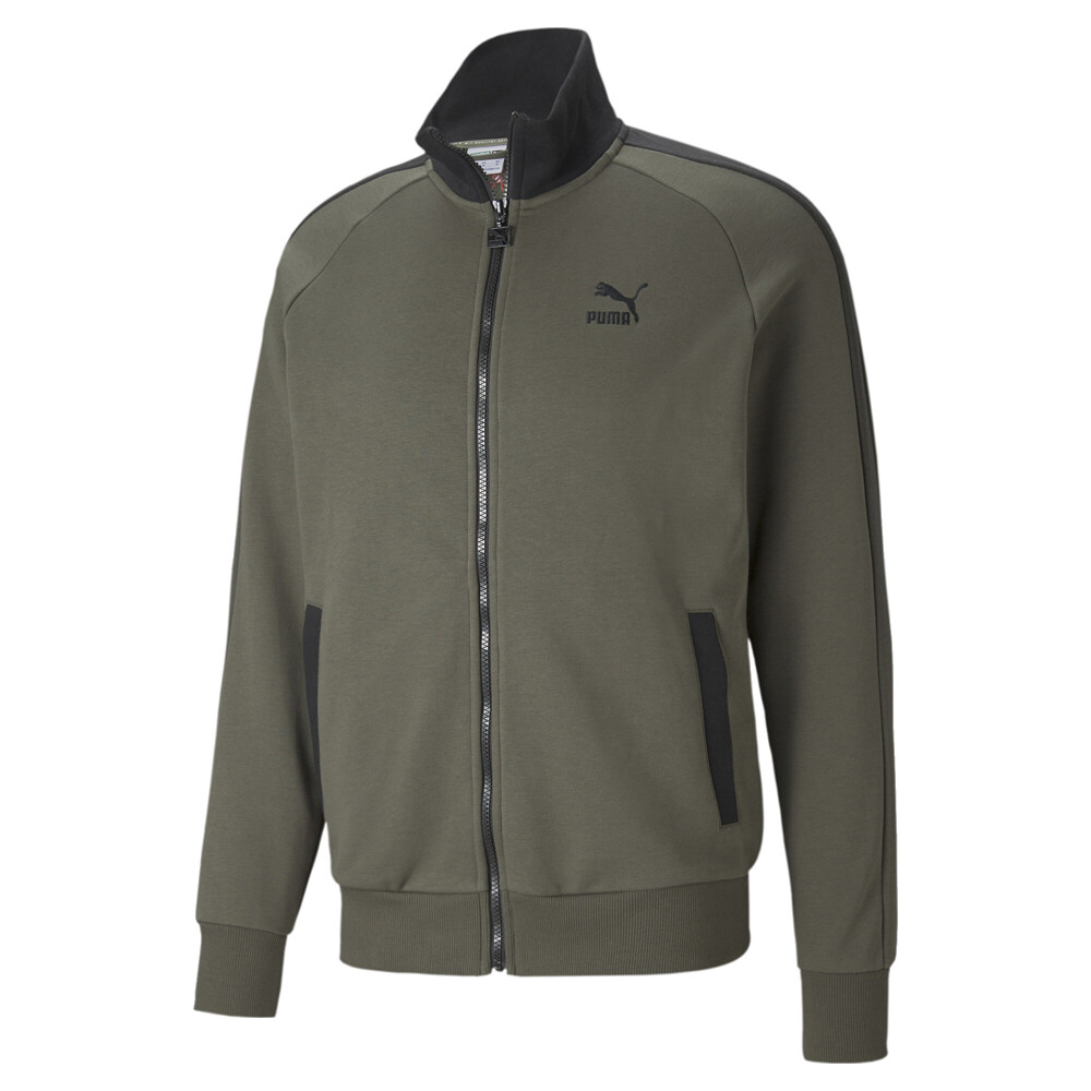 Puma Between The Lines T7 Full Zip Jacket Mens Size S  Casual Athletic Outerwear