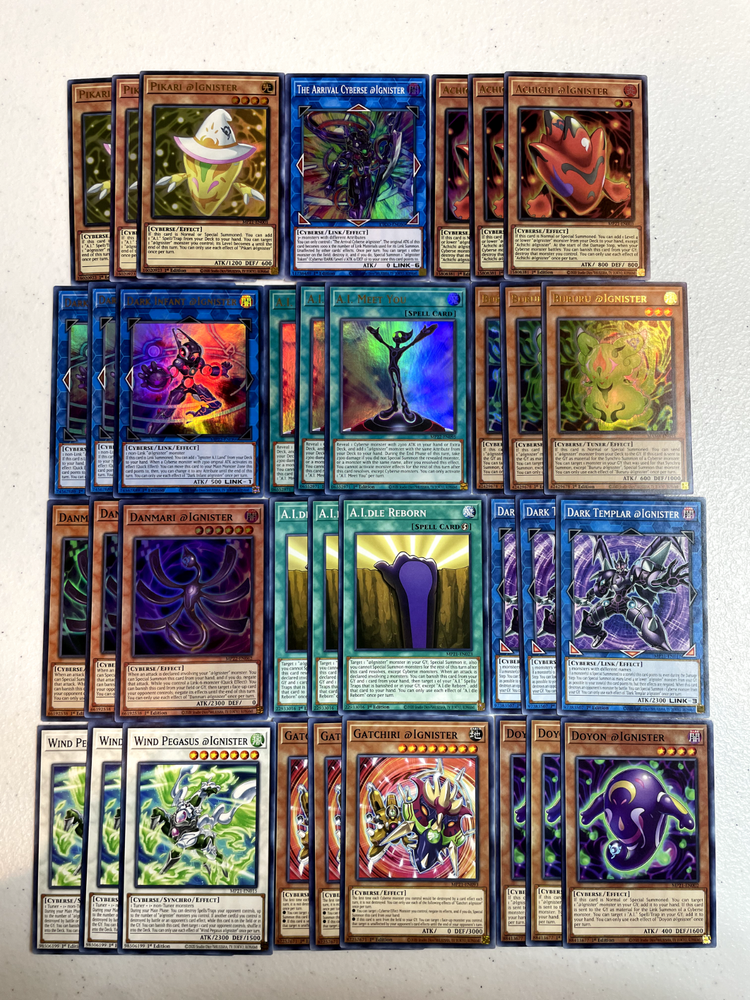 Yu-Gi-Oh @Ignister Deck The Arrival Cyberse Achichi Pikari 34 Cards D001-image
