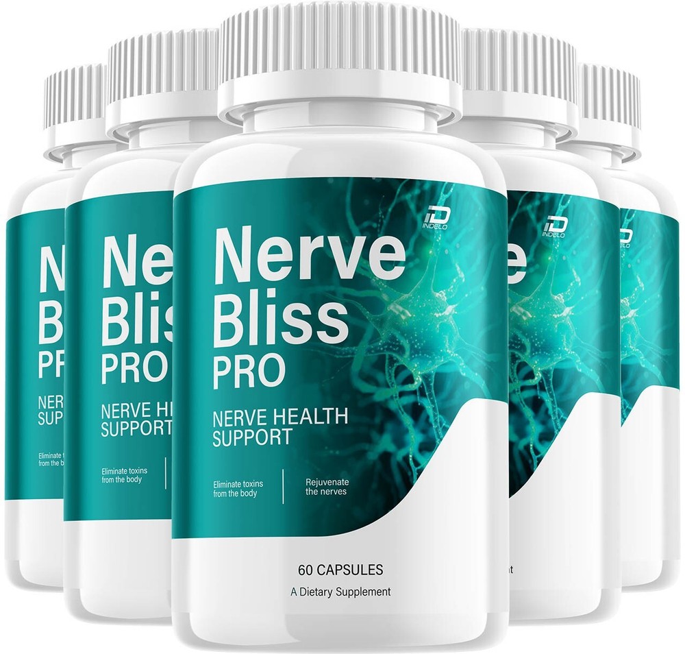 (5 Pack) Nerve Bliss Pro Capsules – NerveBliss Pro All Natural Glycogen Support