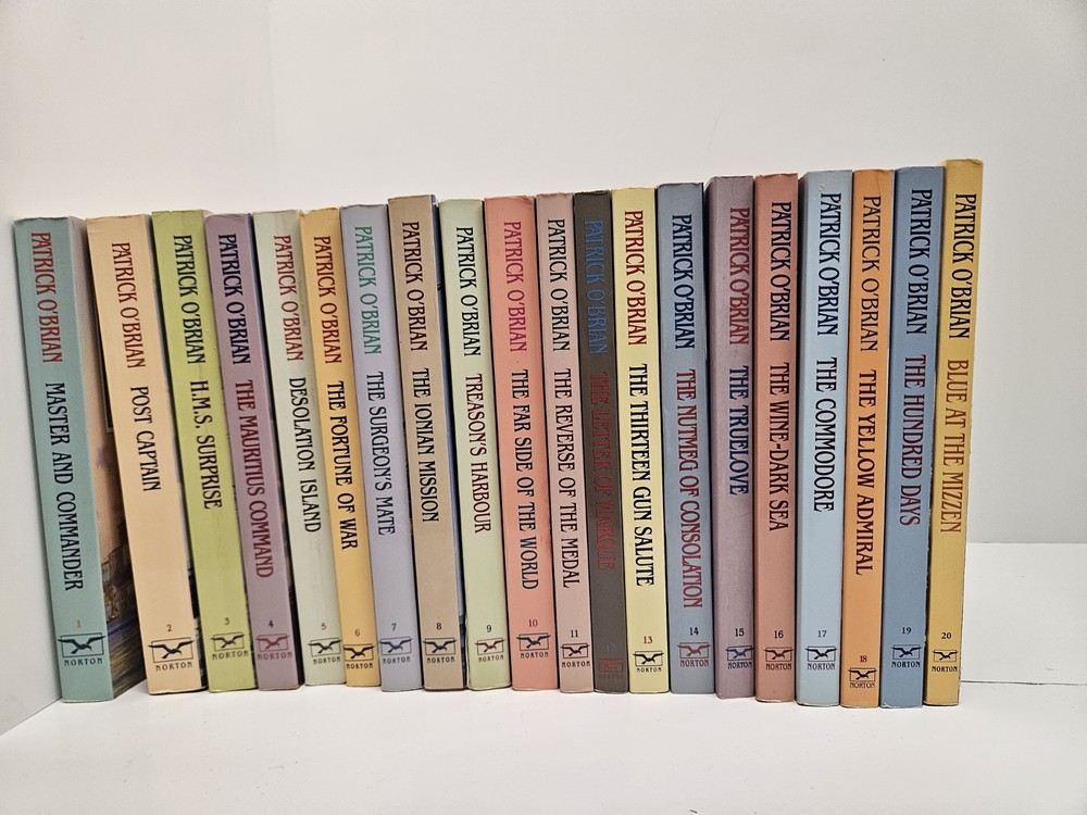 Patrick O'Brian AUBREY-MATURIN Complete Series Lot of 20 (#1-20) Set PB Books