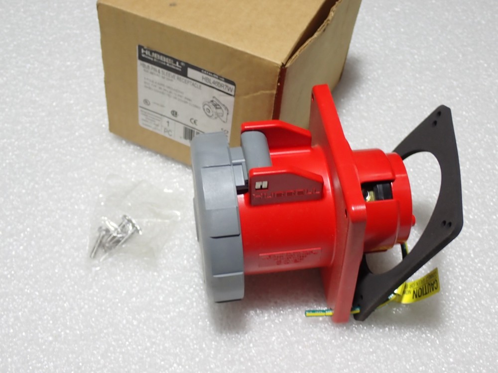 HBL460R7W HUBBELL PIN & SLEEVE RECEPTABLE NEW