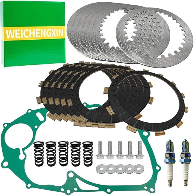Clutch Kit Heavy Duty Springs & Complete gasket Compatible with Yamaha V Star...