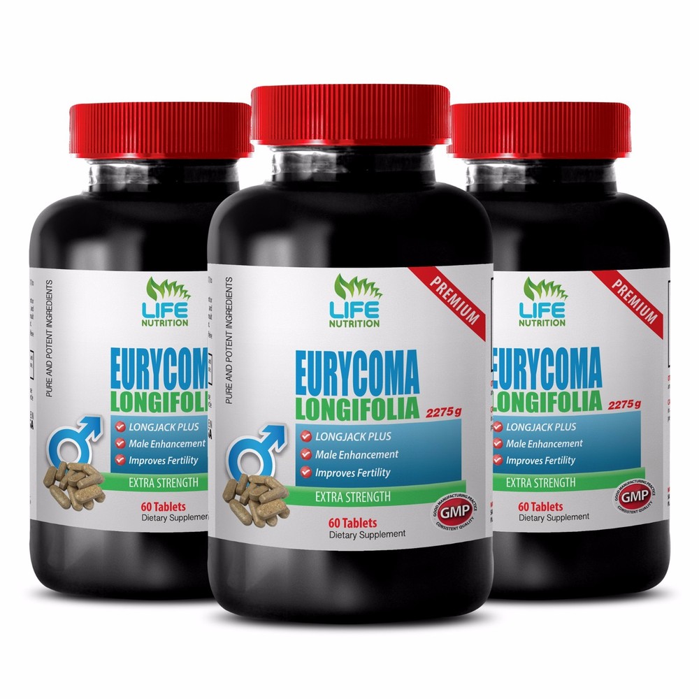 Men Testosterone - Eurycoma Longifolia 2275mg - Tribulus Terrestris 3B