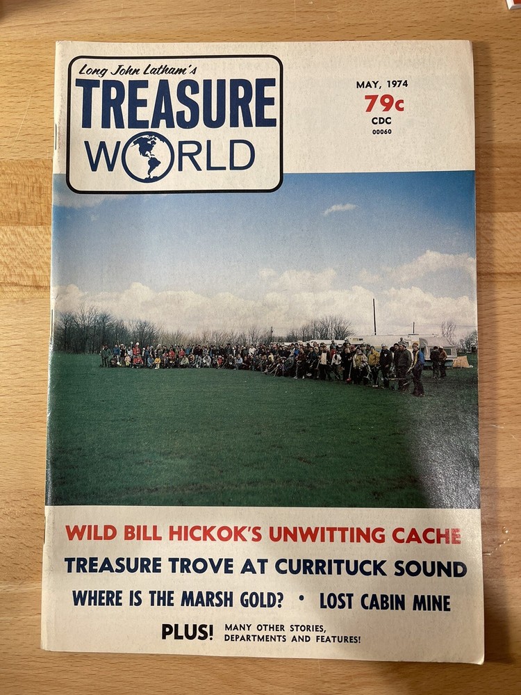 Long John Latham's Treasure World May 1974 Wild Bill Hickok's Unwitting Cache