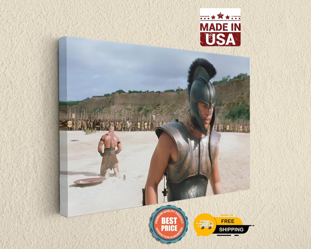 Achilles Canvas Print Troy Scene Wall Decor Museum Quality Art Print