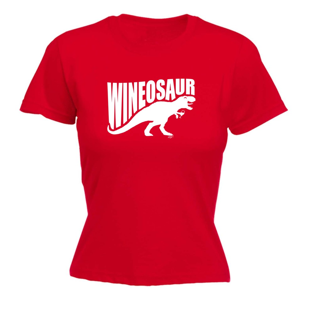 Wineosaur Dinosaur - Womens T Shirt Funny T-Shirt Novelty gift tshirt