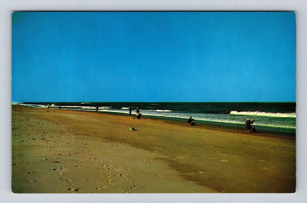 NC- North Carolina, Along The Outer Banks, Antique, Vintage Souvenir Postcard