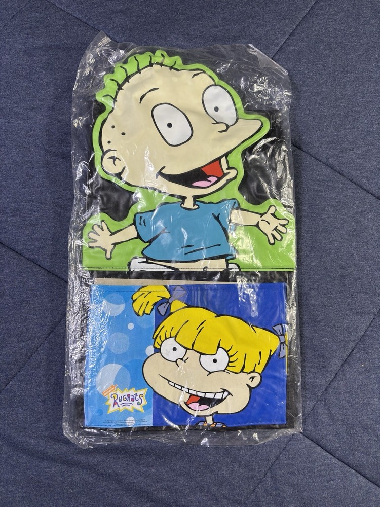 Vintage Rugrats Nickelodeon Vinyl 3 Pocket Organizer 2002 Viacom New In Package