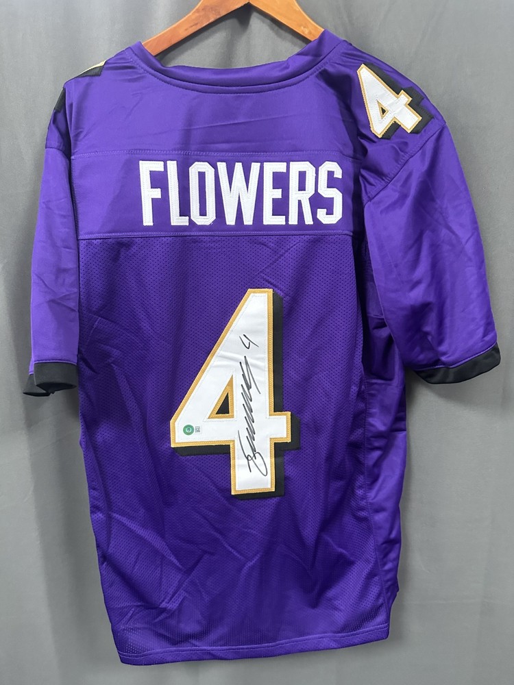Zay Flowers Signed Baltimore Ravens Football Jersey AUTO BAS Beckett Sz XLPROBSTEIN is actively accepting consignments !!
