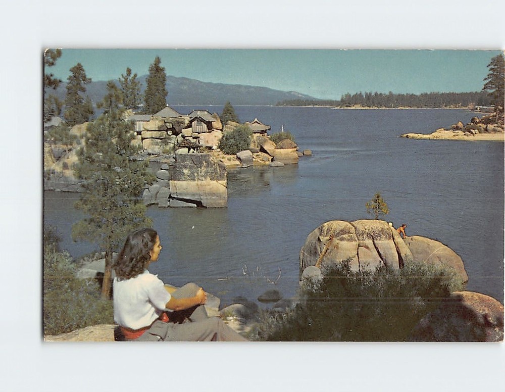Postcard Big Bear Lake California USA