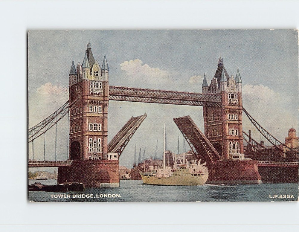 Postcard Tower Bridge London England