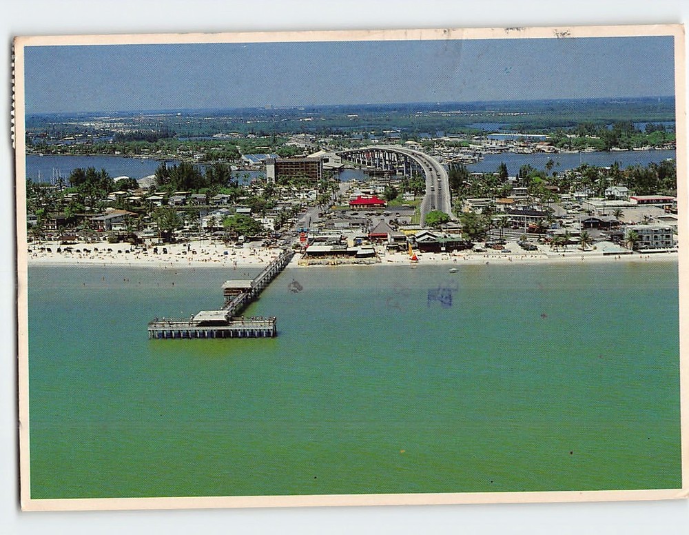 Postcard Aerial View Fort Myers Florida USA