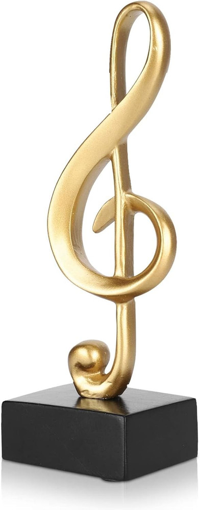 Music Note Statue Sculpture, Music Note Resin Mold Musical Note Figurine Resin M