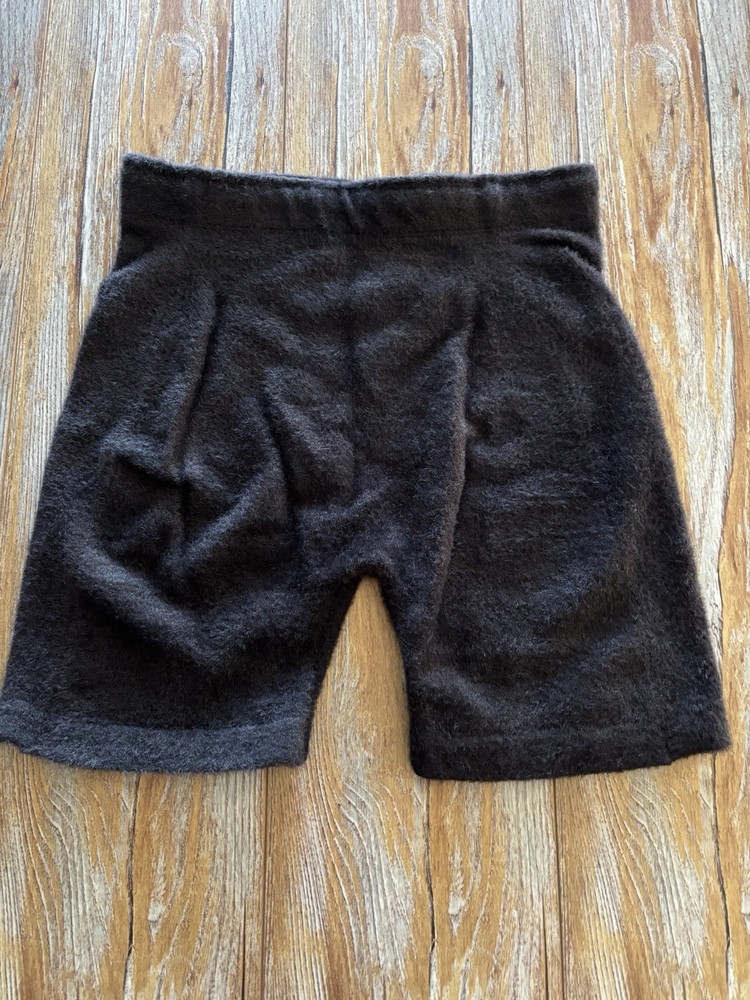 Gymshark Whitney Simmons Fuzzy Biker Shorts Women’s Size Large Black