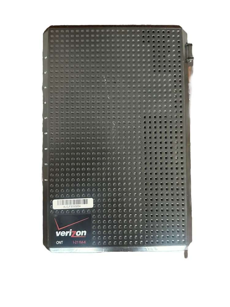 ALCATEL VERIZON FIOS TV INTERNET OPTICAL NETWORK TERMINAL ONT I-211M-K MODEM