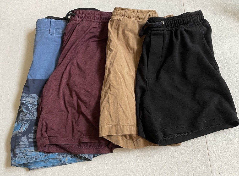 Lot of 4 Men’s Shorts Sz Medium Variety Athletic Casual