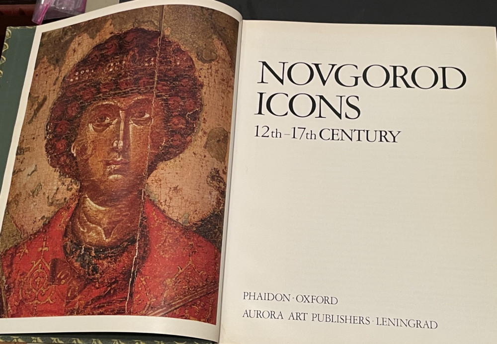 Novgorod Icons 12th-17th Century Art Book Russian Orthodox History Aurora Plates