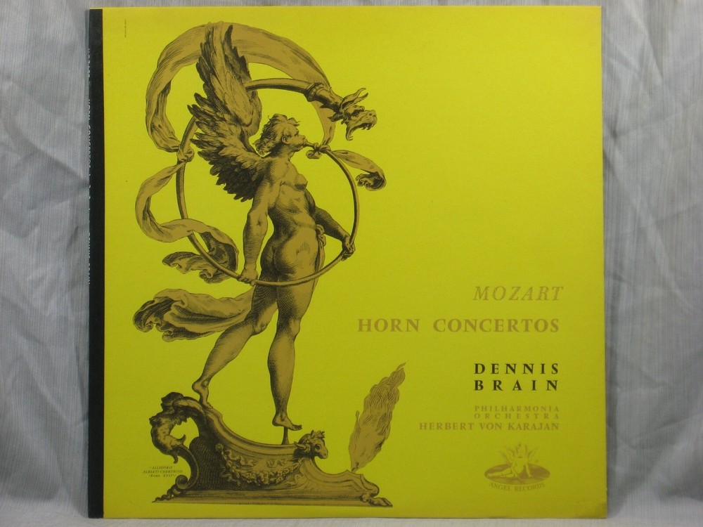 Mozart Horn Concertos - Brain, Karajan, Philharmonia Orchestra - Angel ANG 35092