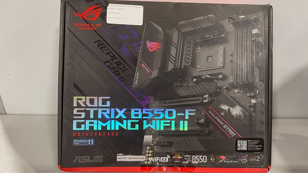 ASUS ROG Strix B550 -F Gaming WIFI II Motherboard
