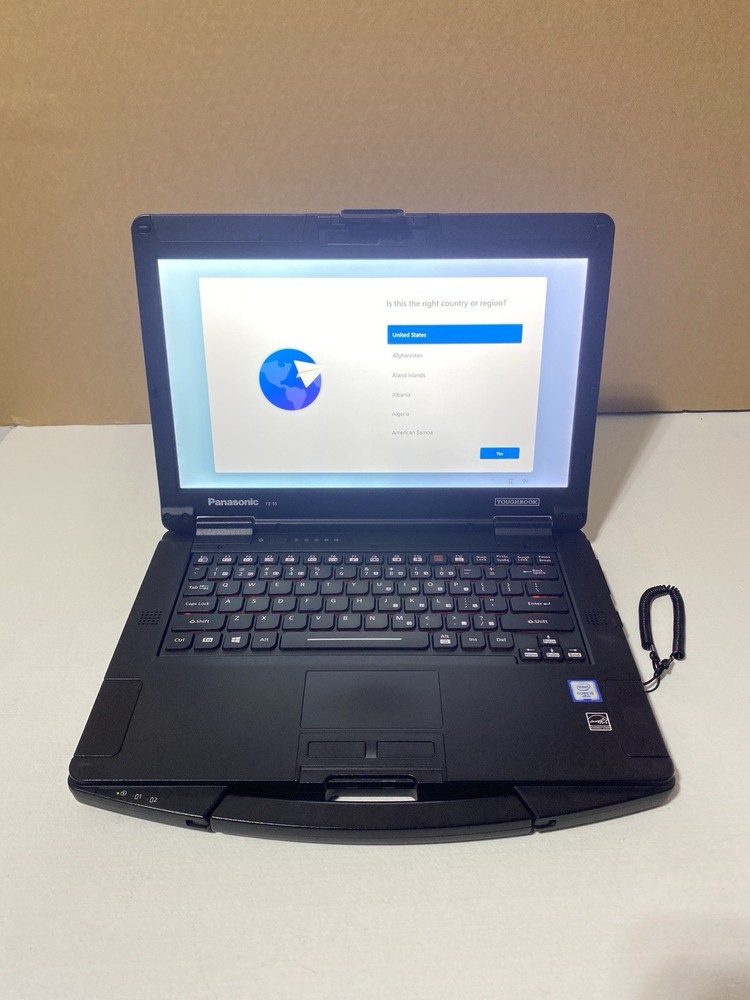 Panasonic Toughbook FZ-55 Laptop i5-8365U 1.6GHz 8GB 512GB SSD W11P Touchscreen